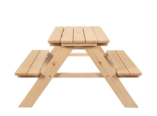 Dış Mekan Plastik Hazneli Çocuk Piknik Masası ve Oturağı