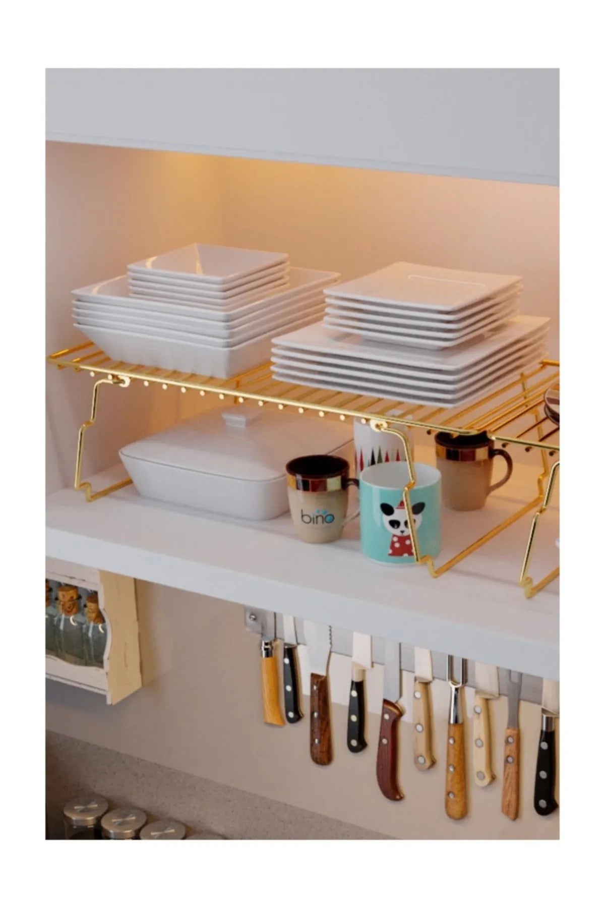 BİNO ÇOK AMAÇLI DOLAP İÇİ GARDROP DÜZENLEYİCİ ORGANİZER