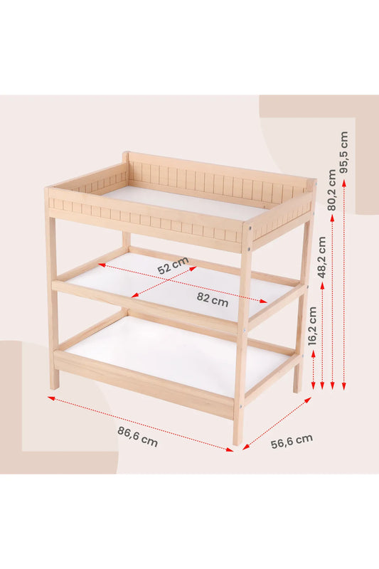 Çok Amaçlı Ahşap Masa 50x80 cm
