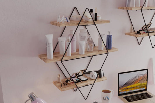 BİNO BÜYÜK BOY PRİZMA MUTFAK BANYO RAFI, SİYAH