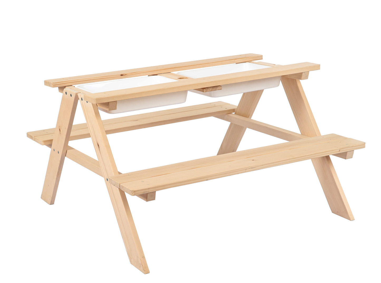 Dış Mekan Plastik Hazneli Çocuk Piknik Masası ve Oturağı