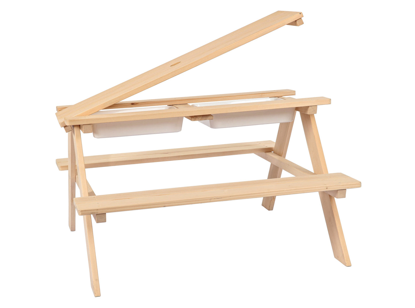 Dış Mekan Plastik Hazneli Çocuk Piknik Masası ve Oturağı