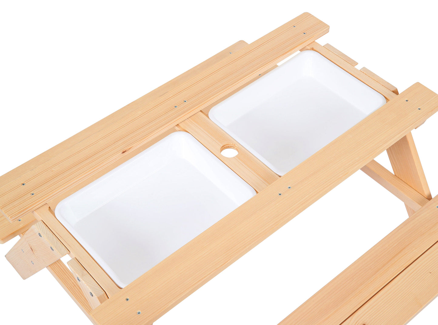 Dış Mekan Plastik Hazneli Çocuk Piknik Masası ve Oturağı