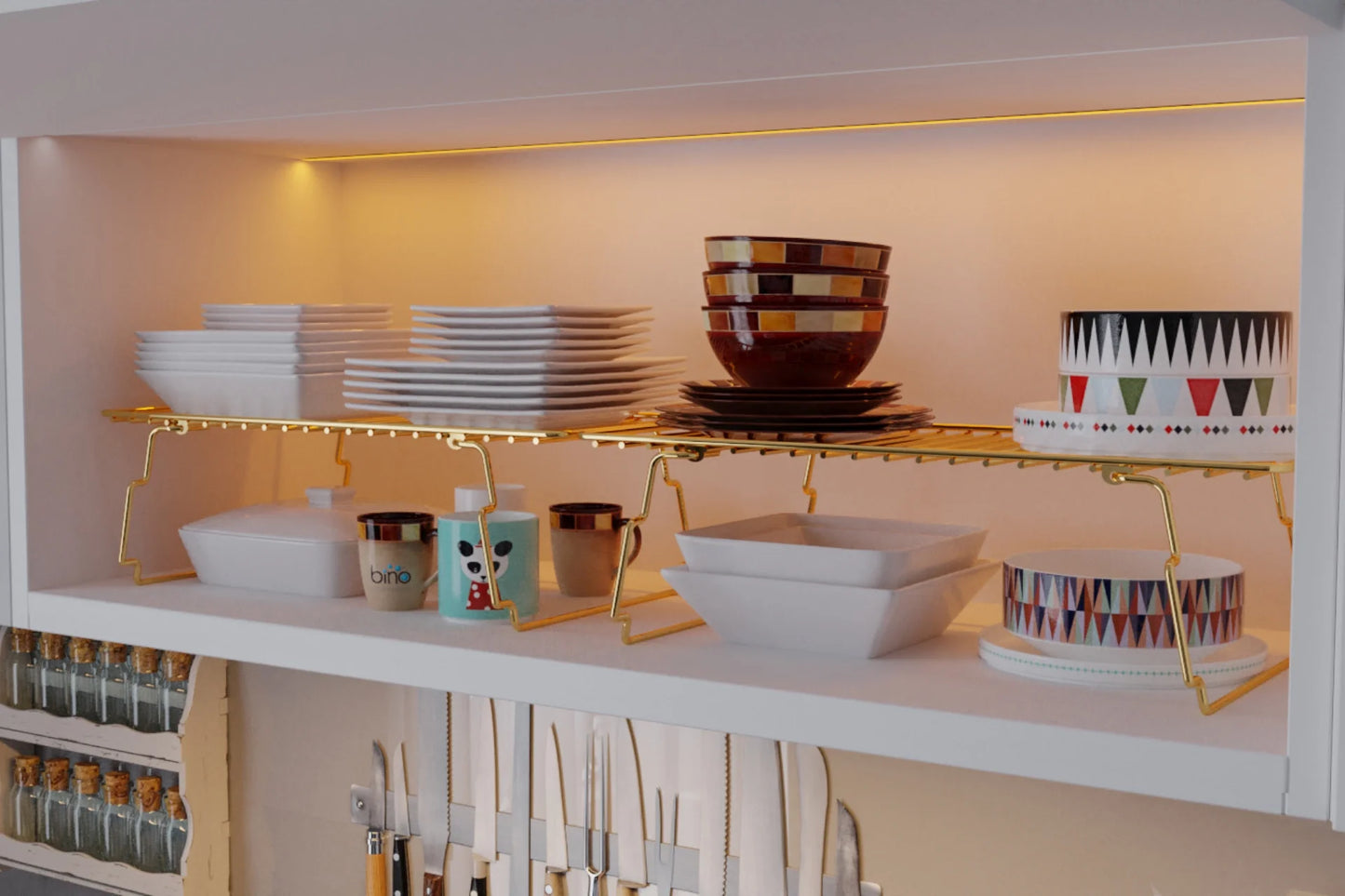 BİNO ÇOK AMAÇLI DOLAP İÇİ GARDROP DÜZENLEYİCİ ORGANİZER