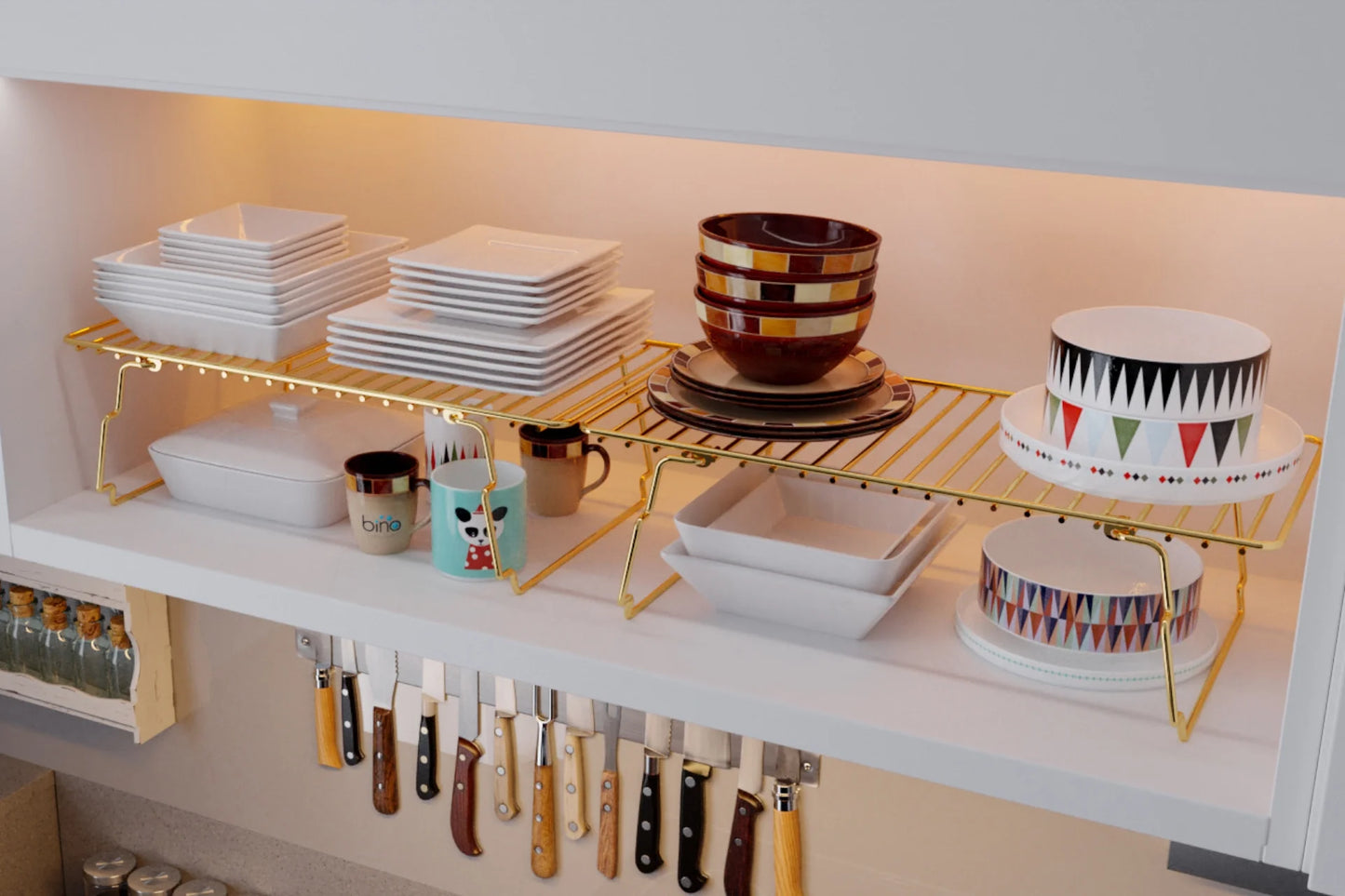 BİNO ÇOK AMAÇLI DOLAP İÇİ GARDROP DÜZENLEYİCİ ORGANİZER