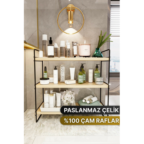 Bino Masa Üstü Düzenleyici Organizer Mutfak-Banyo Rafı Kitaplık